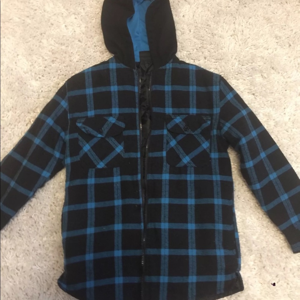 Boys plaid/ flannel jacket